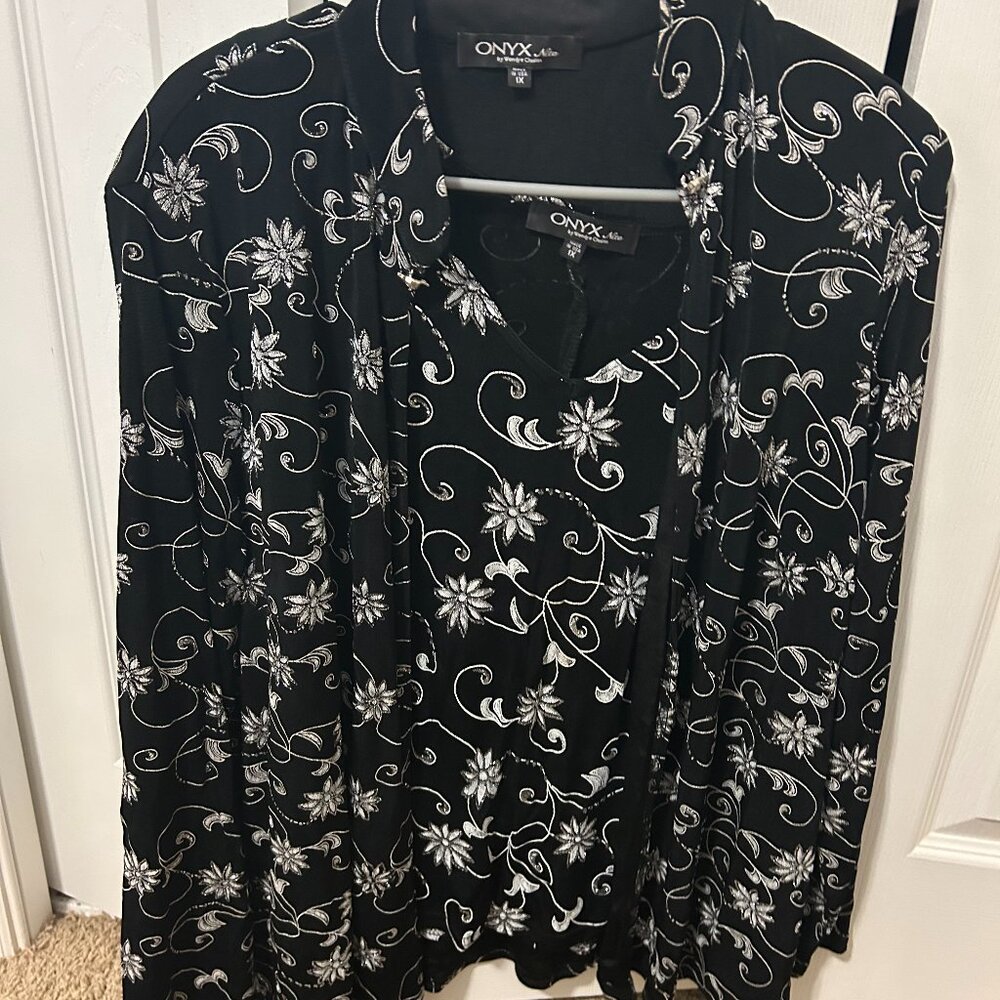 Wendye Chaitin Onyx Nite Jacket and Blouse